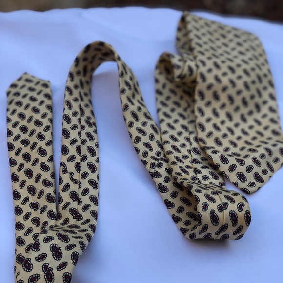 NW Robert Talbott Silk Tie England Made, Sz 58”L - Picture 1 of 3